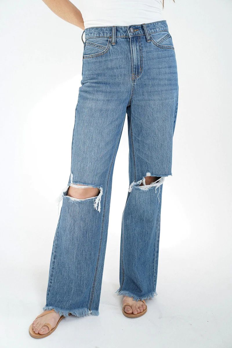 Malibu Wide Leg Jeans | Carly Jean Los Angeles