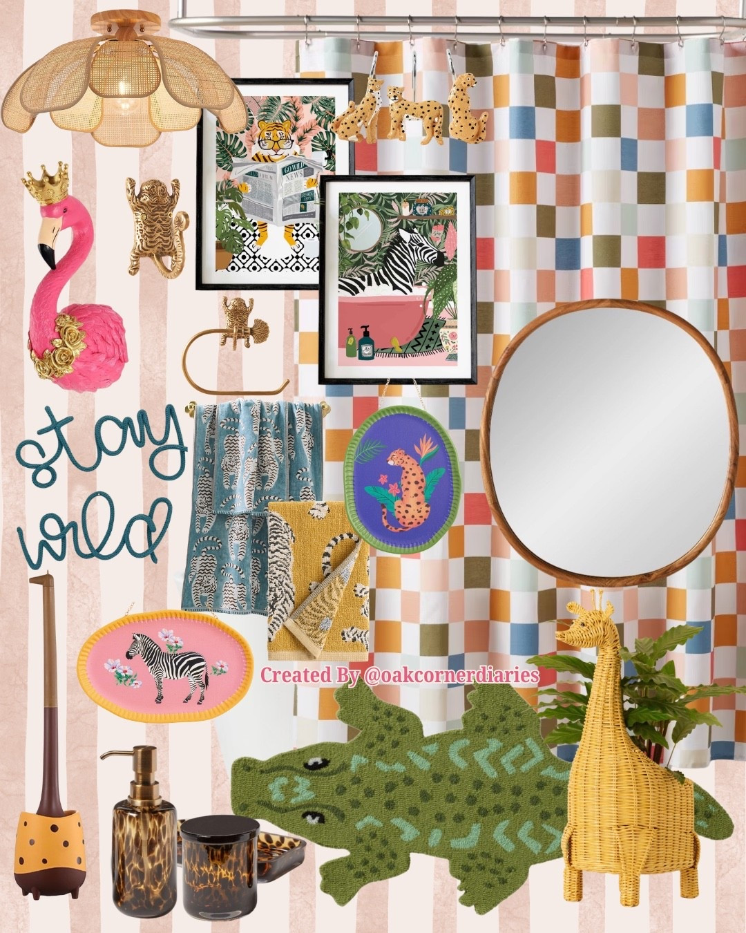 🌿🦒 A wild little escape! This colorful safari-inspired bathroom brings the jungle to life with bold colors, playful animal details, and a modern design that feels both whimsical and elevated. 🐒🌈✨

Think vibrant jungle vibes, colorful accents, and plenty of personality—because kids’ spaces can be fun, imaginative, and stylish all at once! 🦁🐆🌴

SafariBathroom JungleBathroom KidsBathroom ColorfulBathroom WhimsicalBathroom JungleTheme SafariDecor KidsBathroomIdeas ColorfulHome #PlayfulInteriors KidsHomeDecor

#LTKKids #LTKHome #LTKSaleAlert
