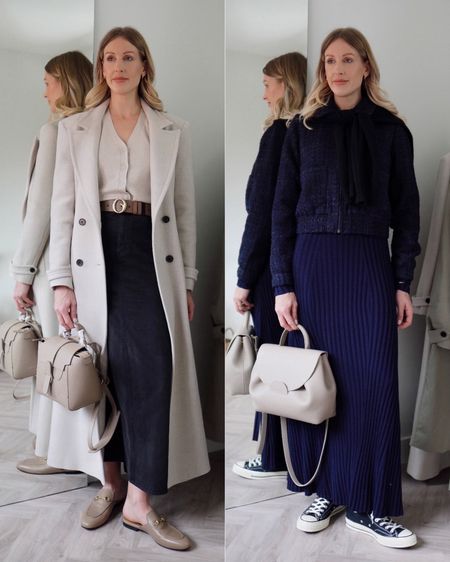 Classy outfit ideas - chic classic fashion perfect for workwear styled from my latest business casual capsule wardrobe - maxi skirt and maxi dress outfit ideas 

#LTKworkwear #LTKeurope #LTKstyletip