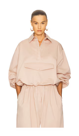 Cotton Twill Anorak in Shell | Revolve Clothing (Global)