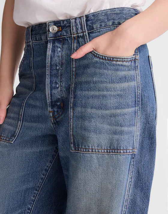 The Darted Barrel-Leg Jean | Madewell