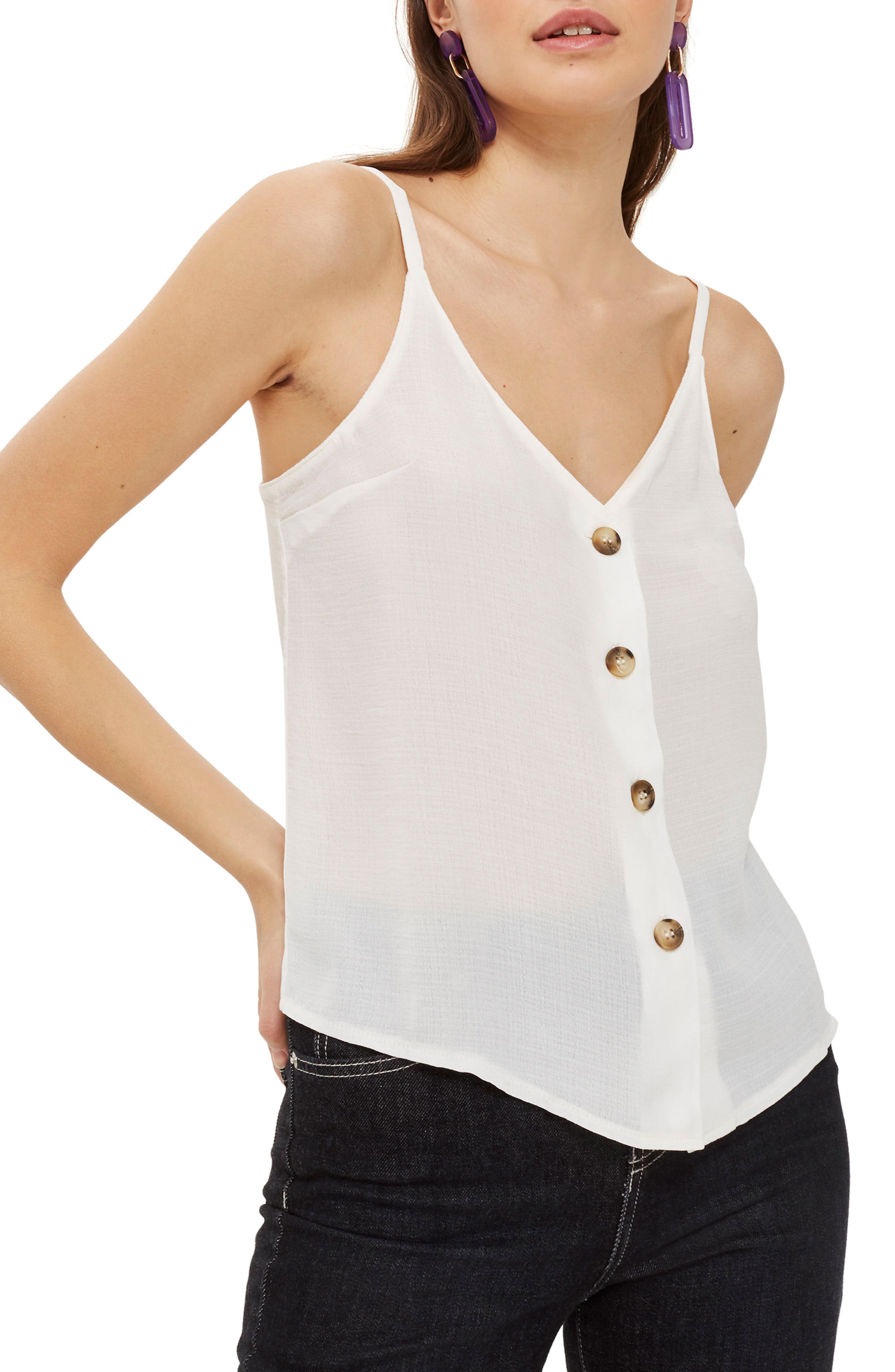 Button Front Camisole | Nordstrom