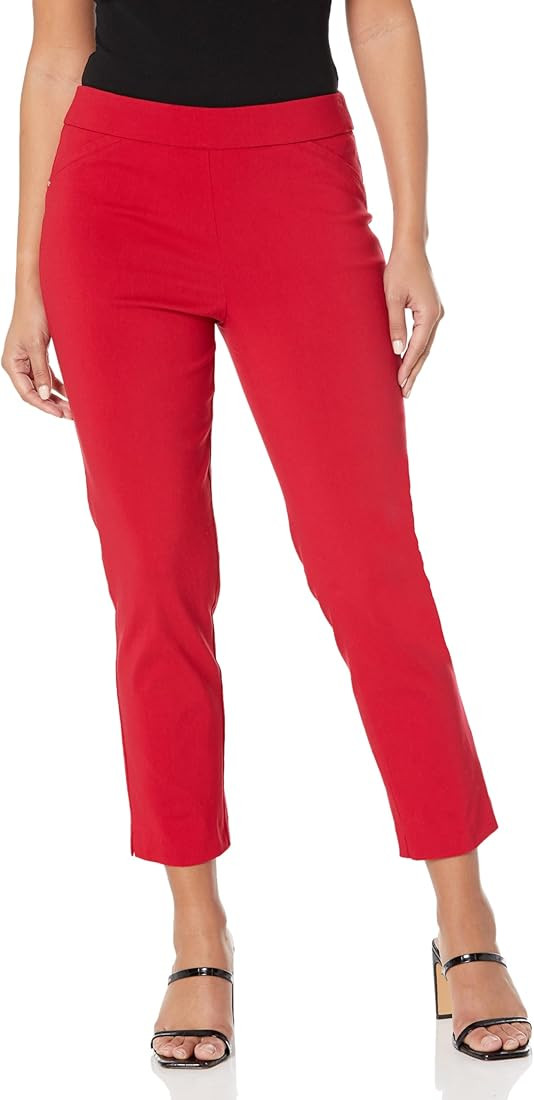 Briggs New York Women's Super Stretch Millennium Slimming Pull-on Ankle Pant | Amazon (US)
