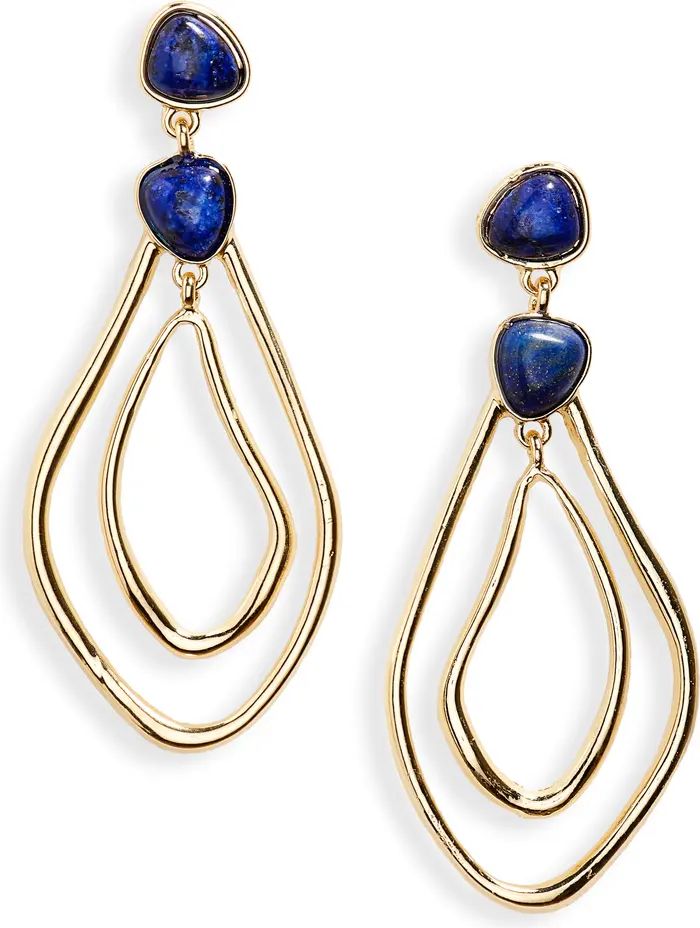 Lapis Lazuli Orbital Drop Earrings | Nordstrom