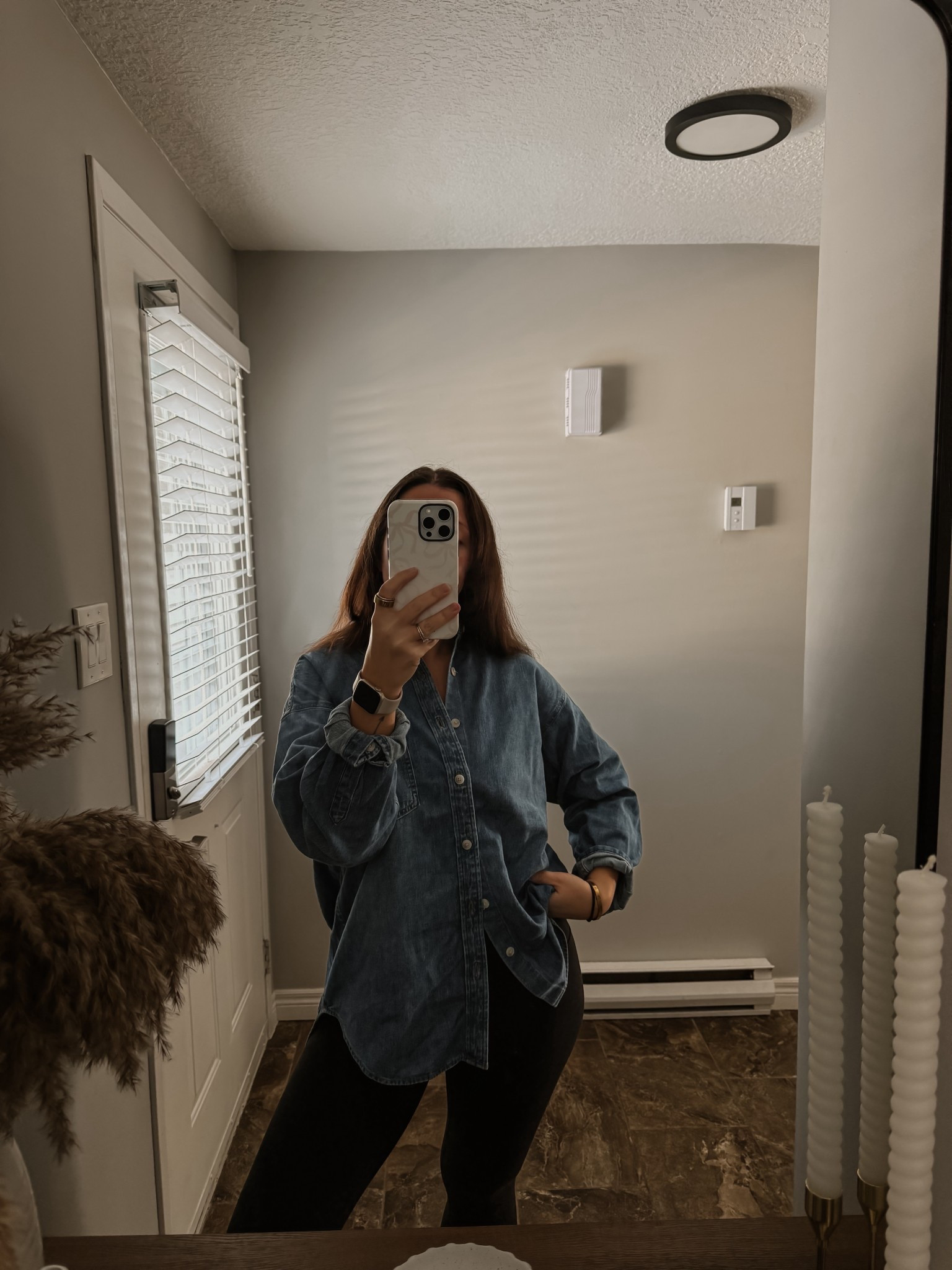 This denim shirt will be worn on repeat 💙

Wearing a size small - oversized 

#LTKstyletip #LTKjeans #LTKcanada