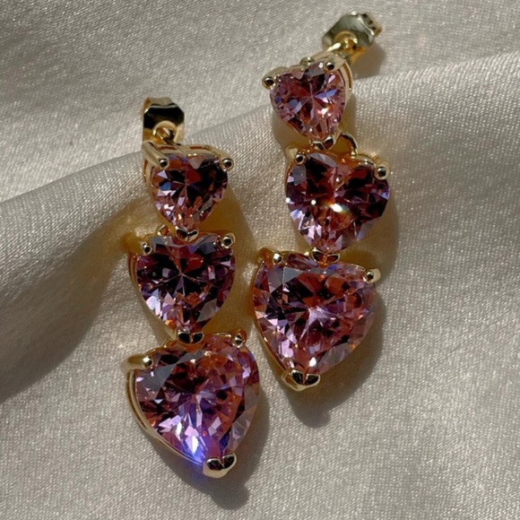 BRAND NEW! Hey Maeve Love Spell Earrings in Pink Princess | Poshmark