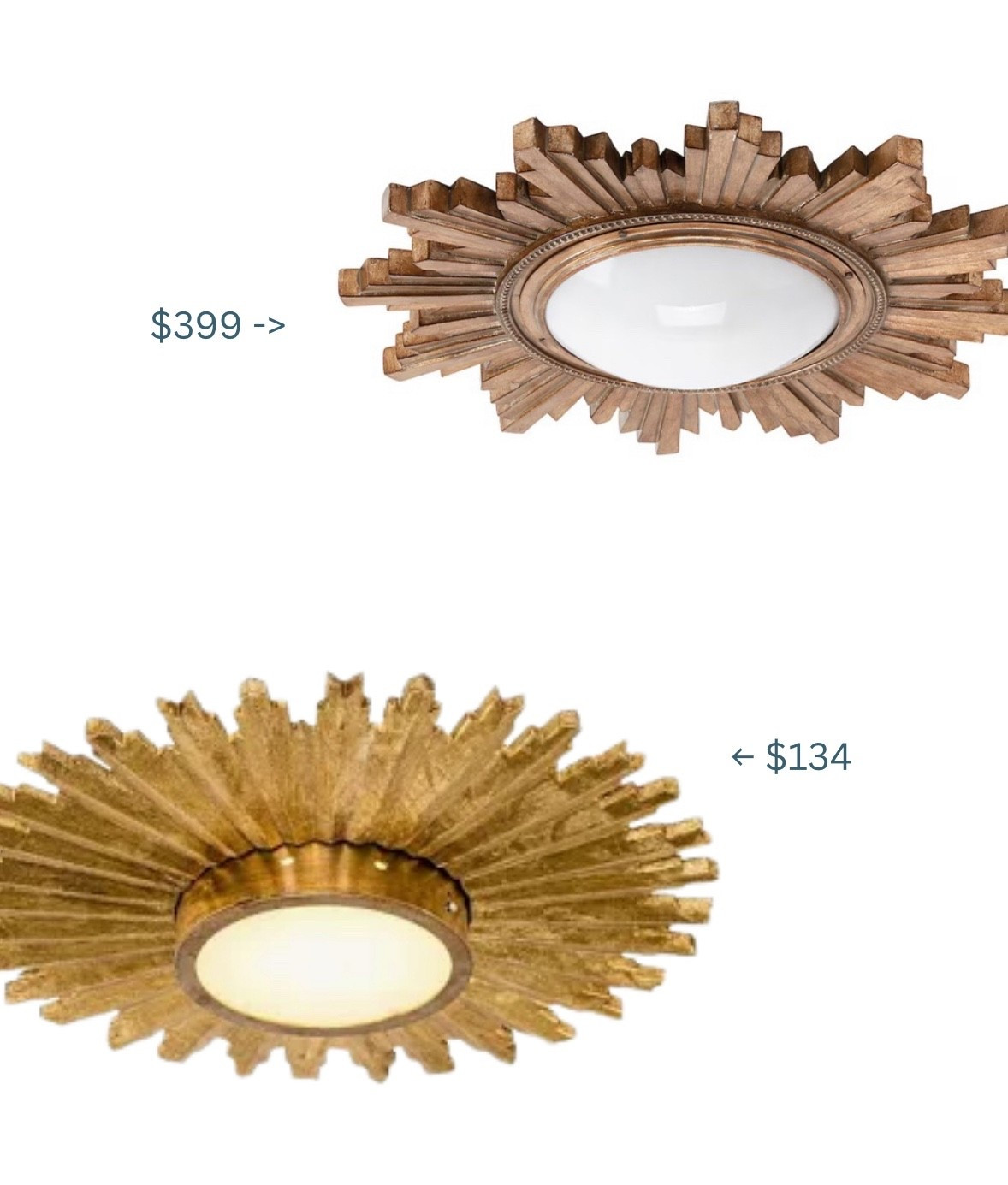 This or that? Sometimes it’s worth the splurge but this client needs two… so I’m leaning towards the budget option! 