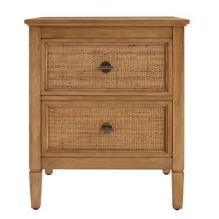 Marsden 2 Drawer Patina Finish Nightstand (24 in W. X 28 in H.) | The Home Depot