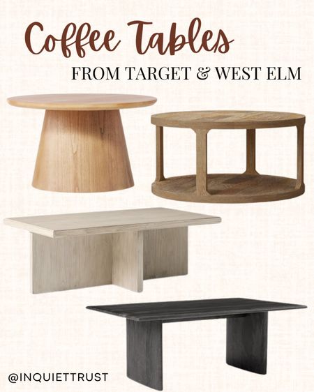 Looking for functional accent tables? Here are some coffee tables from Target and West Elm! They got round coffee tables as well as square coffee tables. Which one is your fave? 

Target finds, Target faves, Target Home, West Elm finds, West Elm faves, home decor, home inspo, home finds, home favorites, home decor inspo, decor, diy decor, living room refresh, accent tables, wood coffee tables, target deals, target sale, target deal days

#LTKkids #LTKfamily #LTKhome
