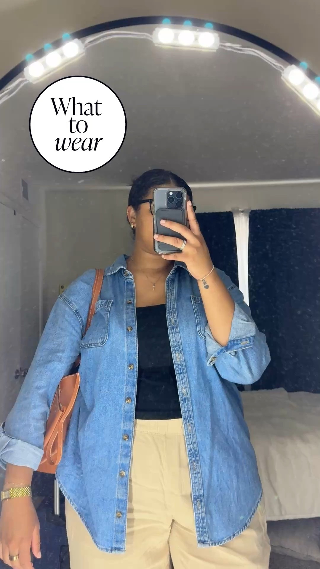the travel outfit formula: linen pants that breathe + a black tank + the jean jacket that goes with everything 🤎

#LTKgrwm #LTKootd #LTKTravel