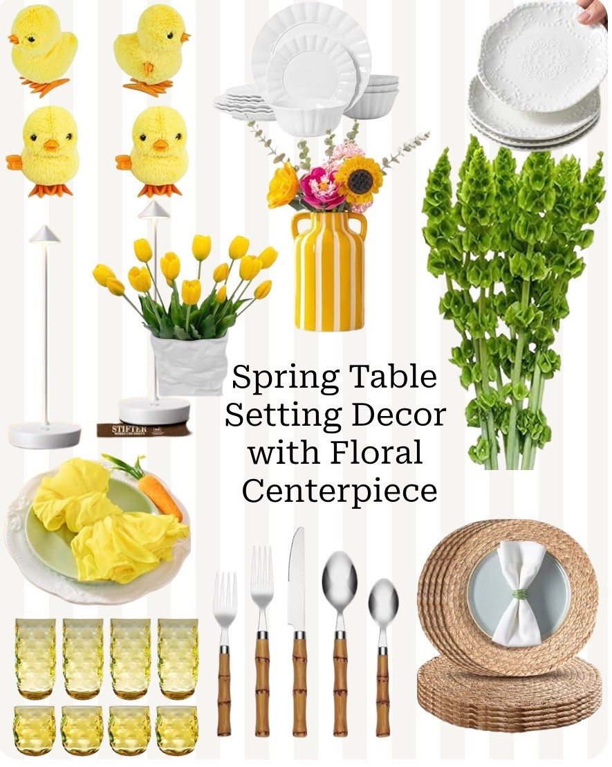 Amazon Spring Table Decorations for Dining Table, Easter Table Setting for Home, Farmhouse Floral Centerpiece

#LTKHome #LTKspring #LTKspringtrends