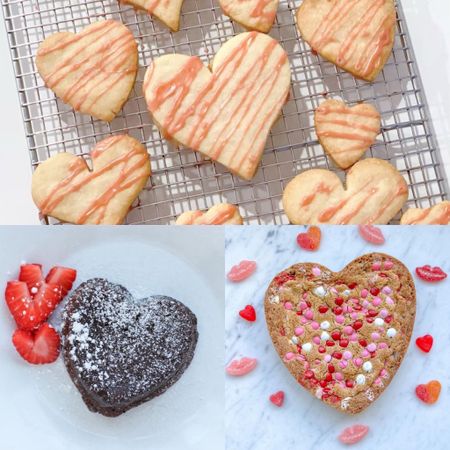 Heart Shaped Pans, Ramikens and Cookie Cutters for Valentines Days desserts 💫