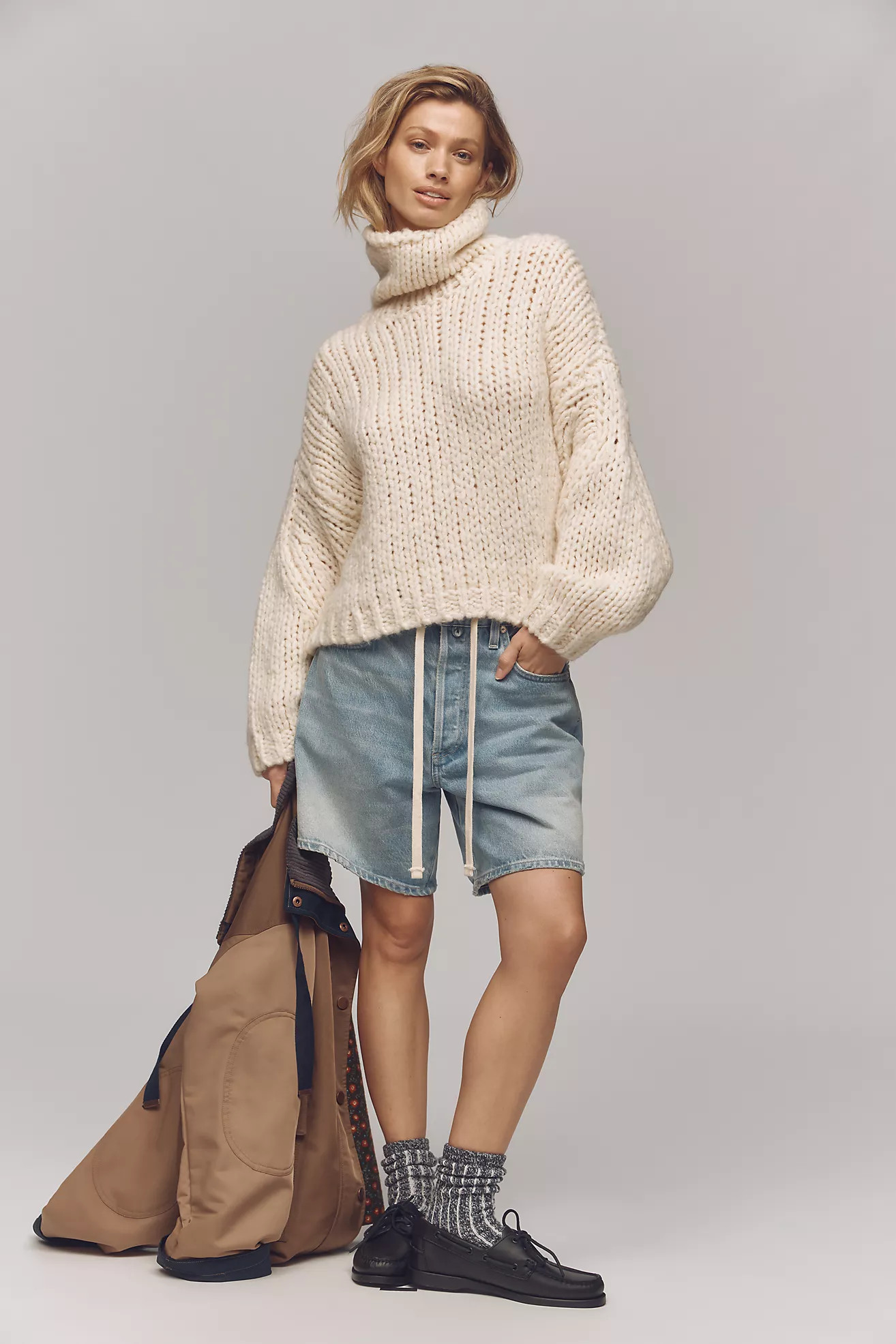 By Anthropologie Chunky Turtleneck Sweater | Anthropologie (US)