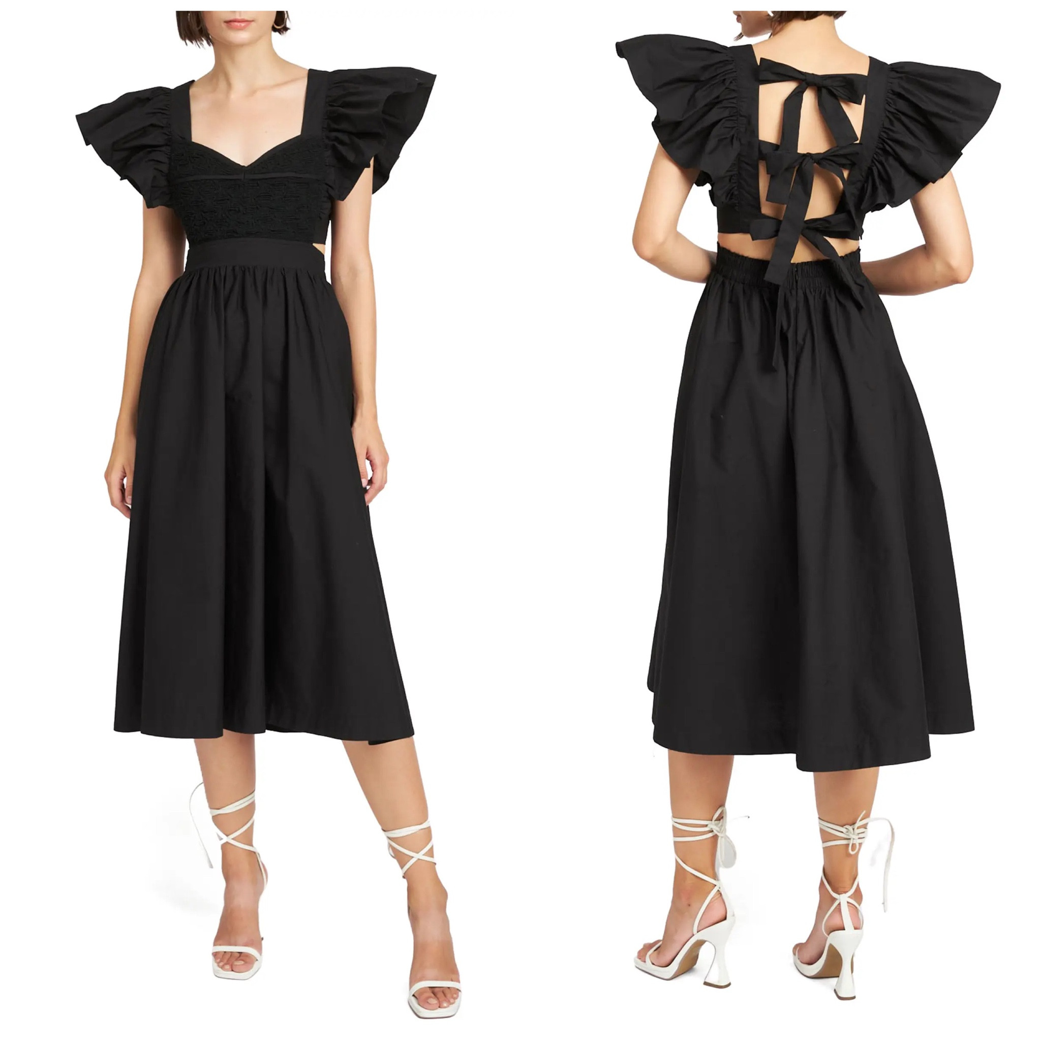 Monti Midi Dress. Such a lovely LBD or MBD: Midi black
Dress ( love it with white ankle strap heeled sandals).

#LTKwedding #LTKstyletip #LTKFind