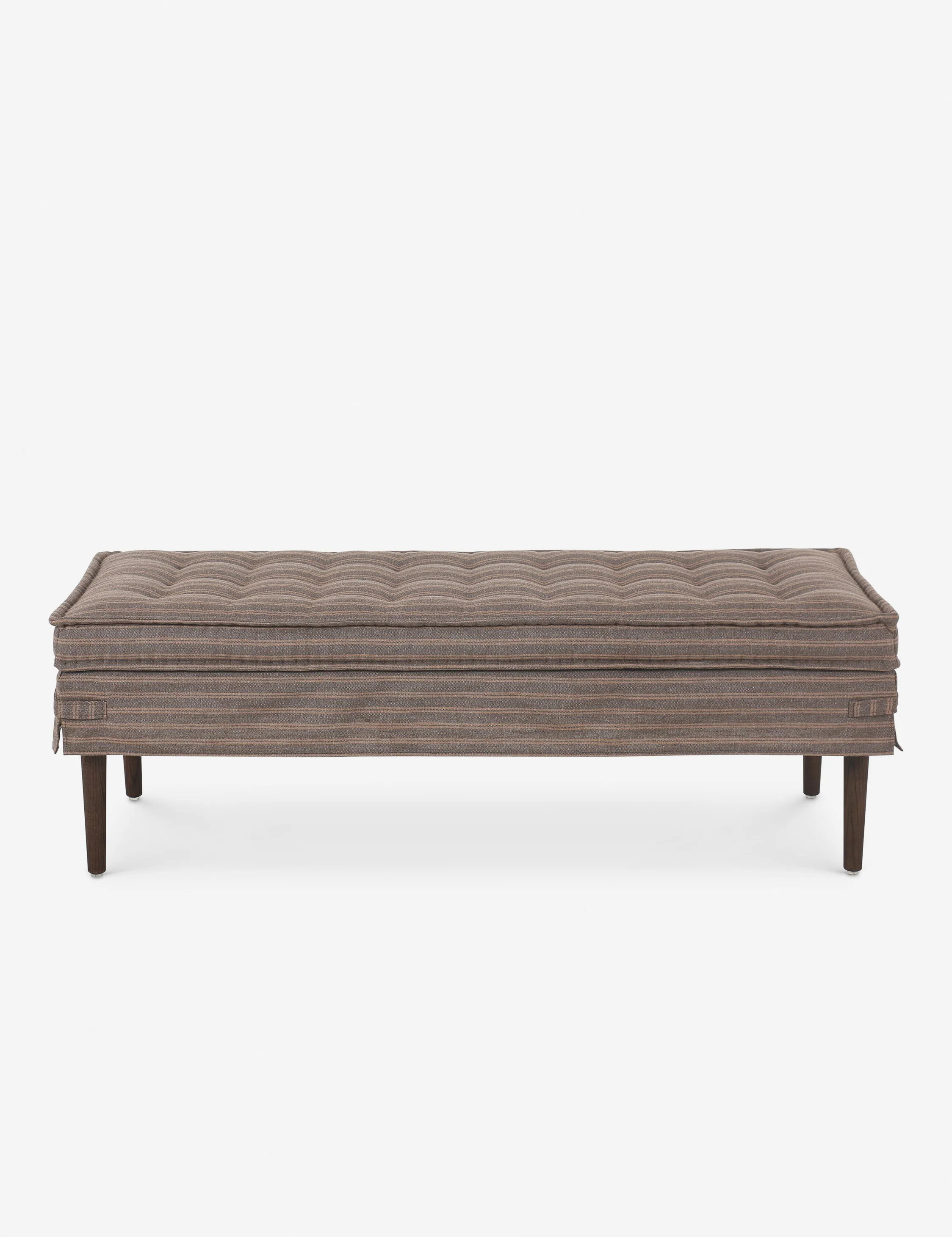 Cole Bench by Amber Lewis x Four Hands, Bark | Lulu and Georgia 