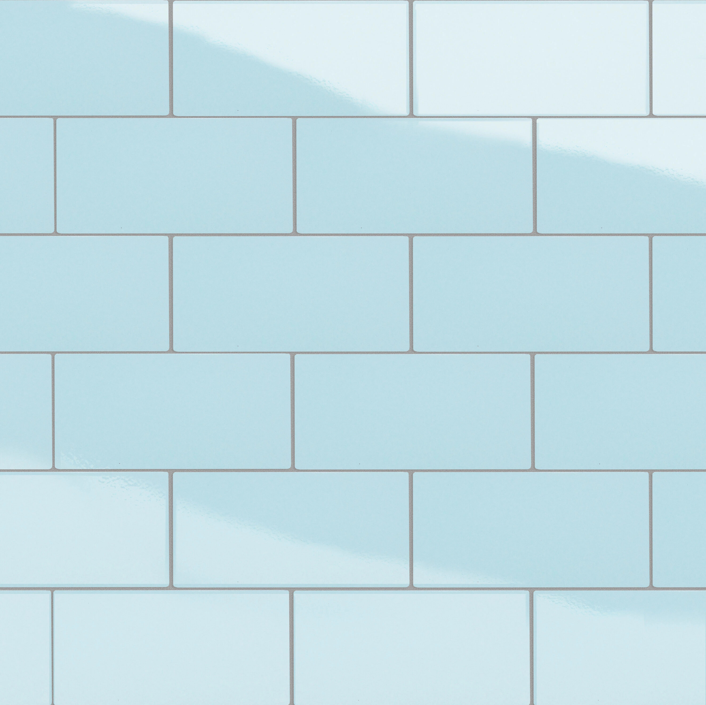 Affinity Tile Sample - Piscina Glossy Light Blue with BioTech 5-in x 10-in Glossy Porcelain Subway Floor and Wall Tile one_size | S1FGAPBKGLB | Lowe's