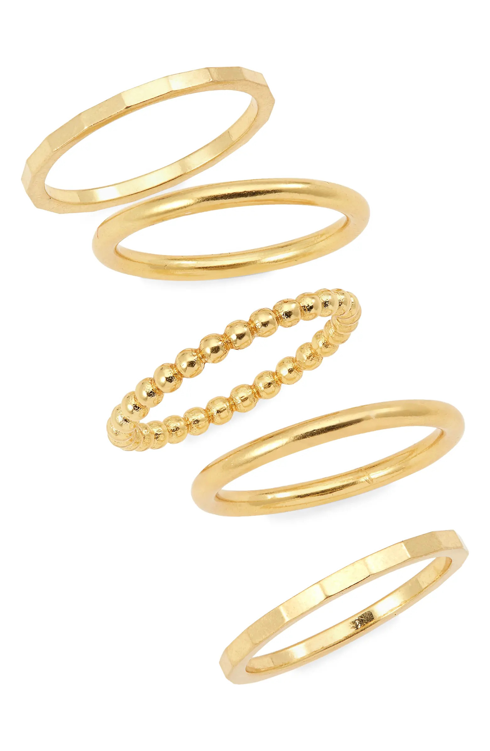 Simple Stacking Ring Set | Nordstrom