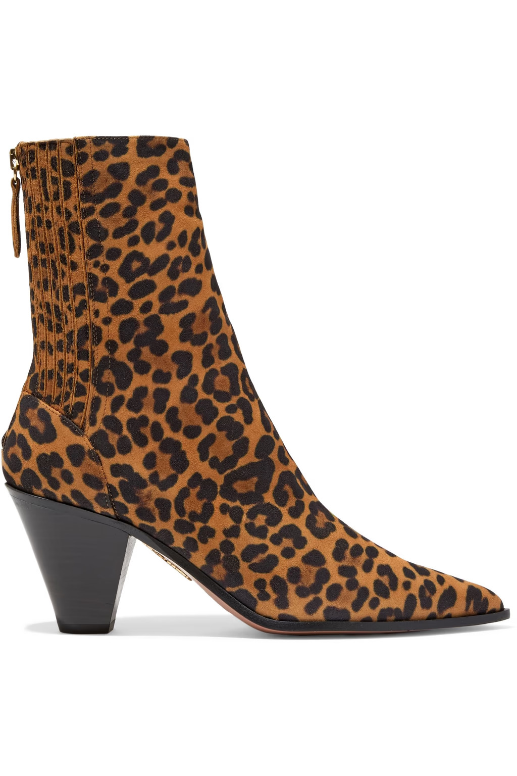 Saint Honoré 70 leopard-print suede ankle boots | The Outnet (US and CA)