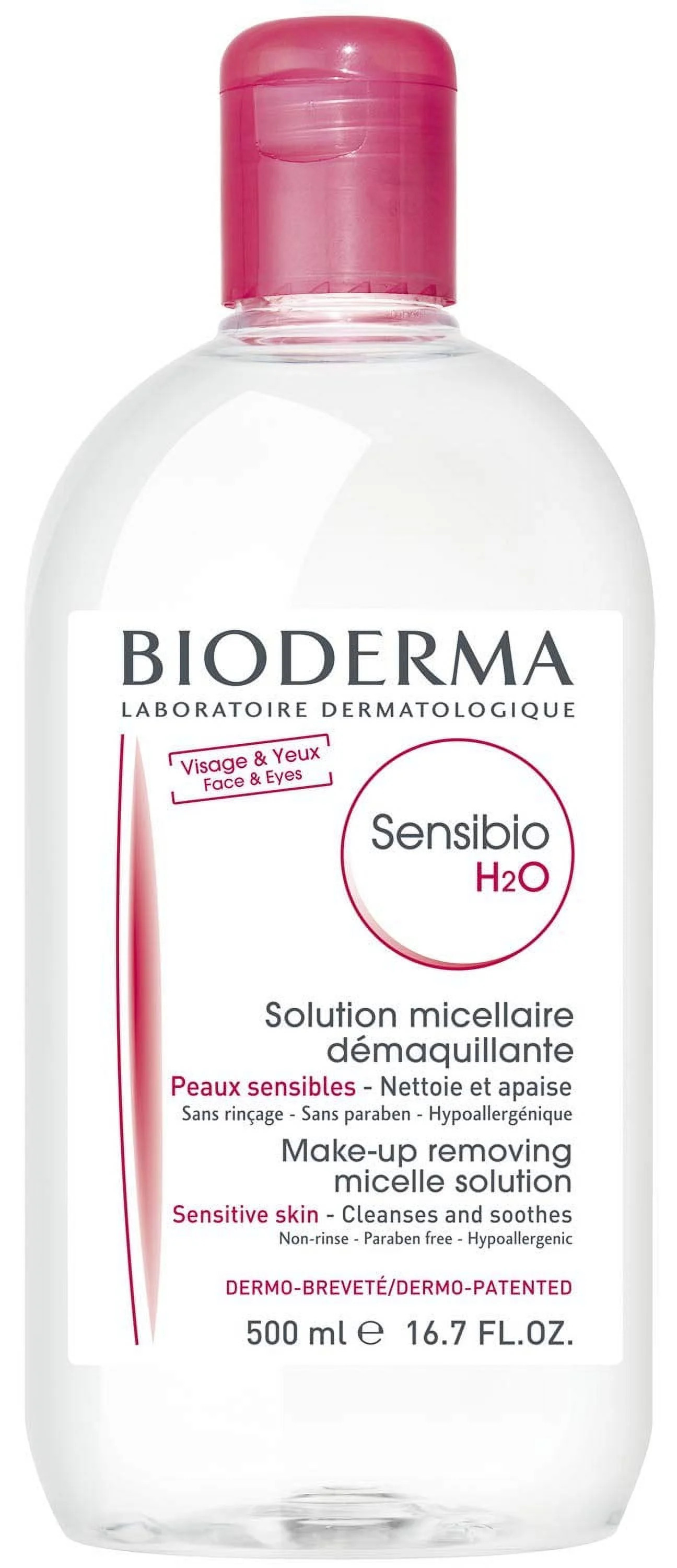 Bioderma - Sensibio, H2O Soothing Micellar Cleansing Water and Makeup Removing Solution for Sensi... | Walmart (US)