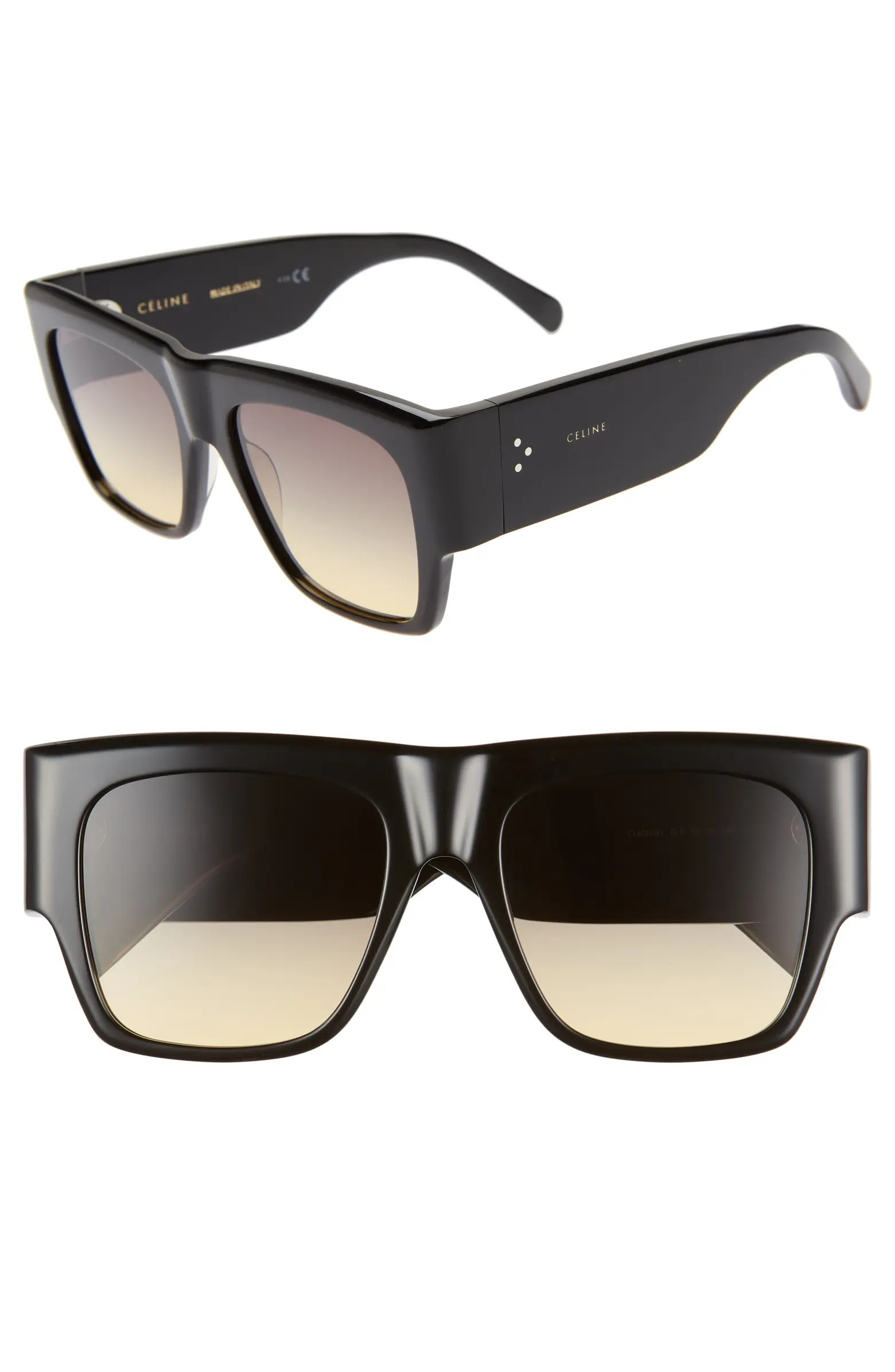Special Fit 53mm Gradient Flat Top Sunglasses | Nordstrom