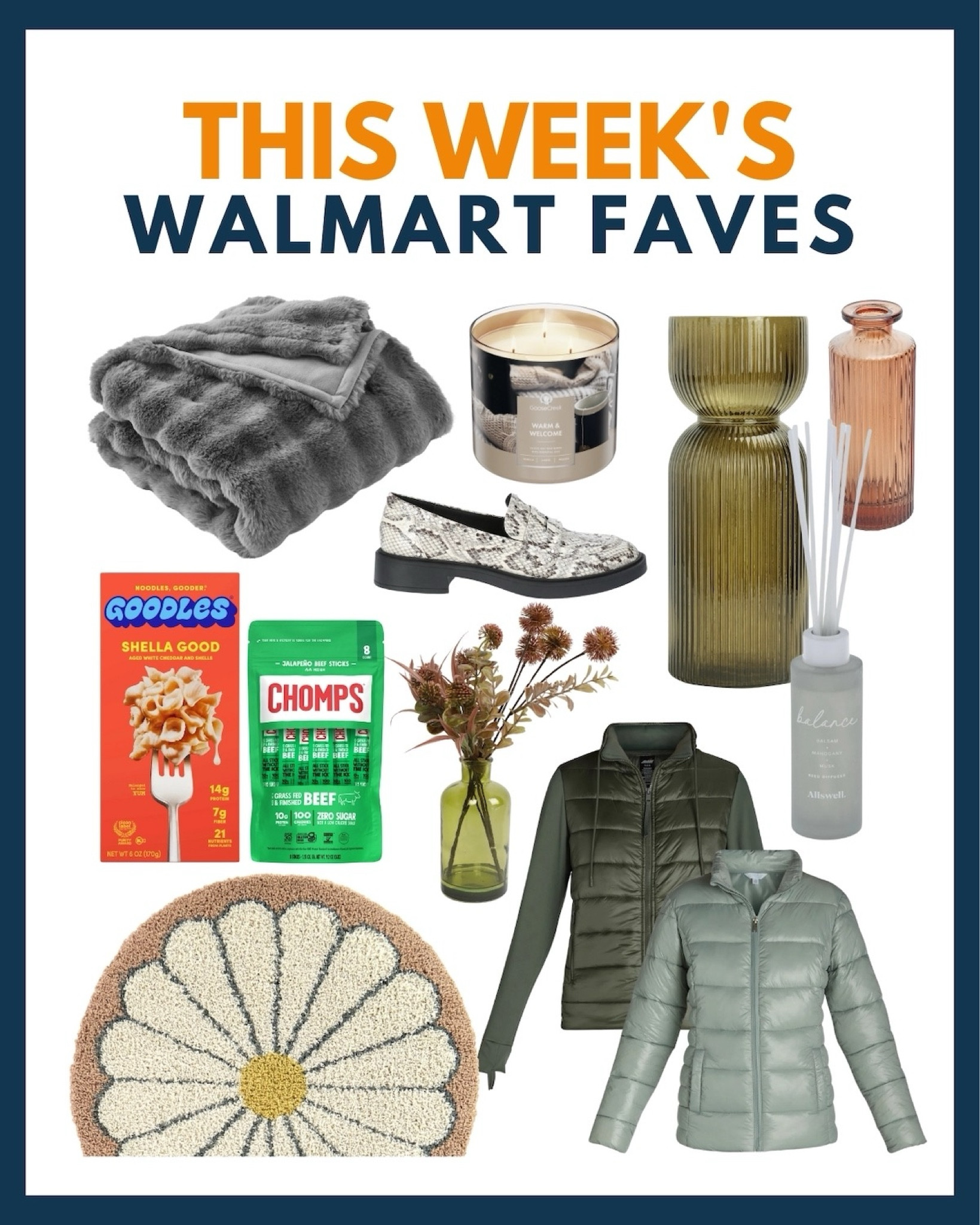 Shop our team’s favorite Walmart buys this week! Collin shared many of her recent favorites from her Walmart haul - from her favorite protein snack to a blanket that’s just as good as her Quince blanket. We think you’ll love these finds too!


#LTKHome #LTKSeasonal #LTKOver40