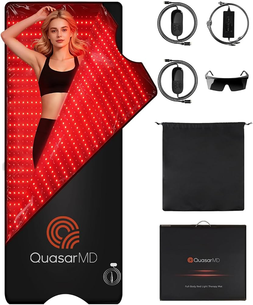 Quasar MD Medical-Grade Full Body Red Light Therapy Mat for Pain Relief | Amazon (US)
