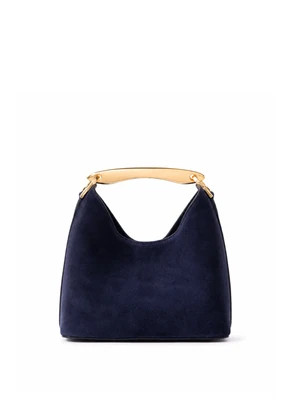 Small Boomerang Suede Midnight Blue | Elleme