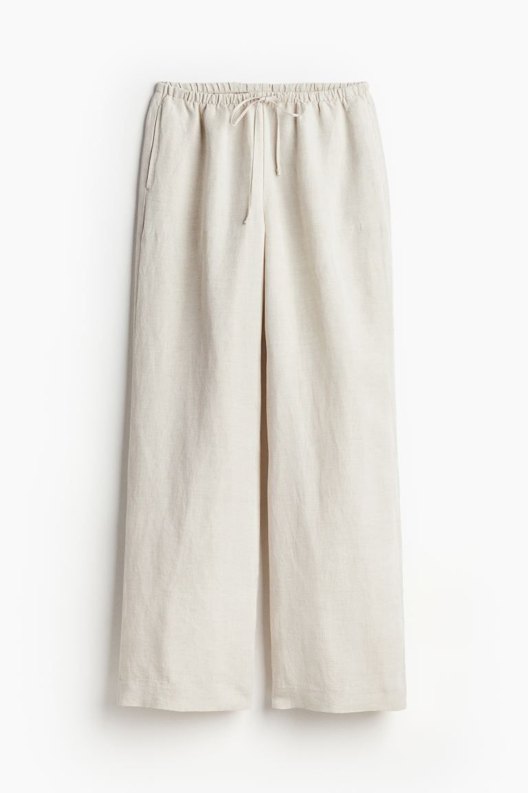 Pantalon en lin mélangé | H&M (FR & IT & ES)