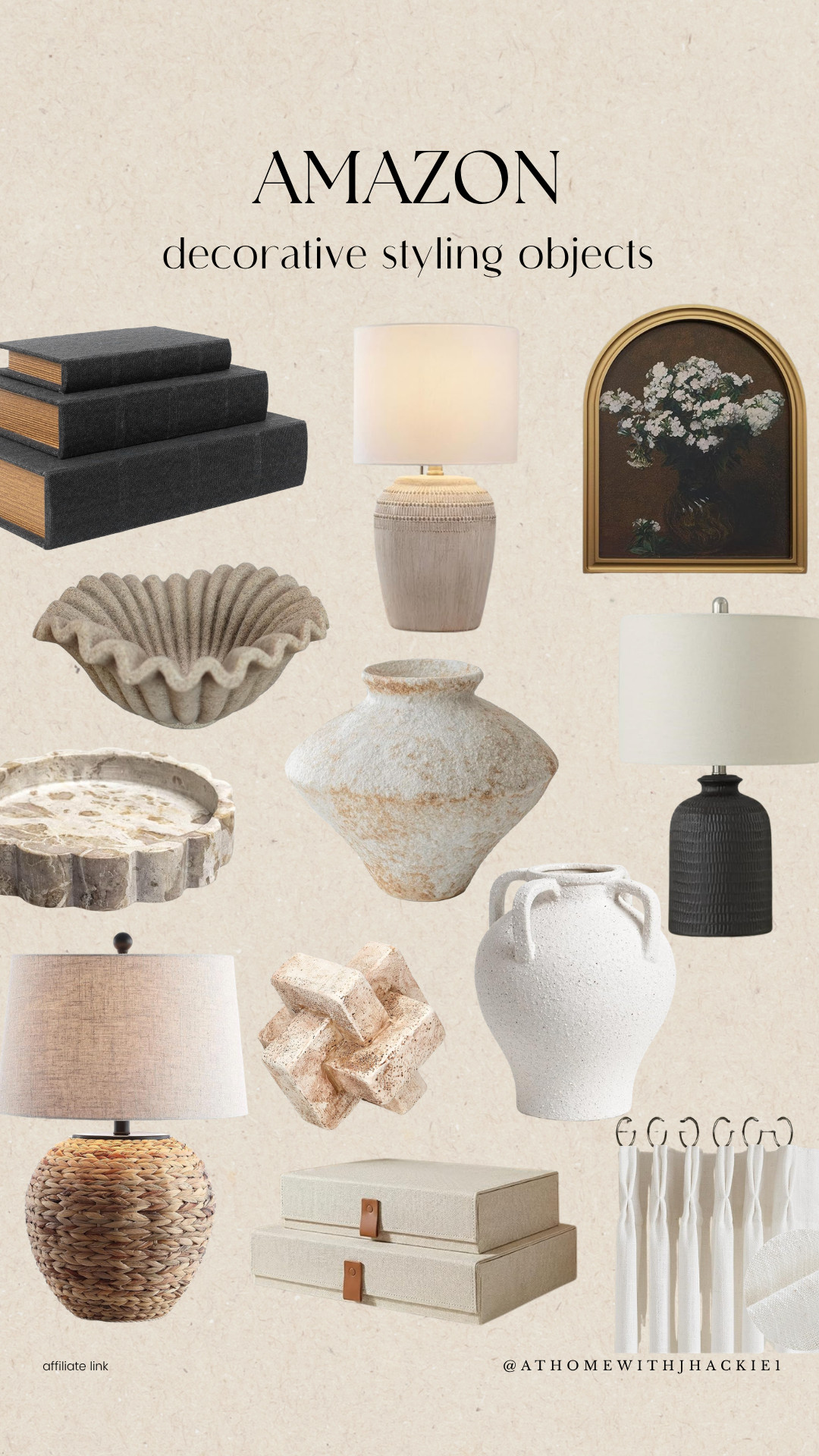 Amazon decor objects, styling accessories amazon, coffee table decor amazon, neutral decor pieces, decorative vases amazon, ceramic vases neutral, stone decor bowl, marble tray decor, woven lamp base, linen lamp shade, stacked books decor, shelf styling accessories, organic modern decor, minimalist styling pieces, neutral home accessories, home styling essentials, amazon home styling finds 

 

#LTKHome