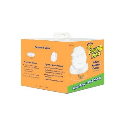 Scrub Daddy PowerPaste + Scrub Mommy Dye Free Sponge Natural Household Cleanser | Target