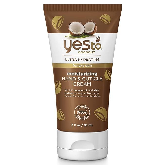Yes To Coconut Ultra Hydrating Moisturizing Hand & Cuticle Cream for Dry Skin, 3 Fluid Ounces | Amazon (US)