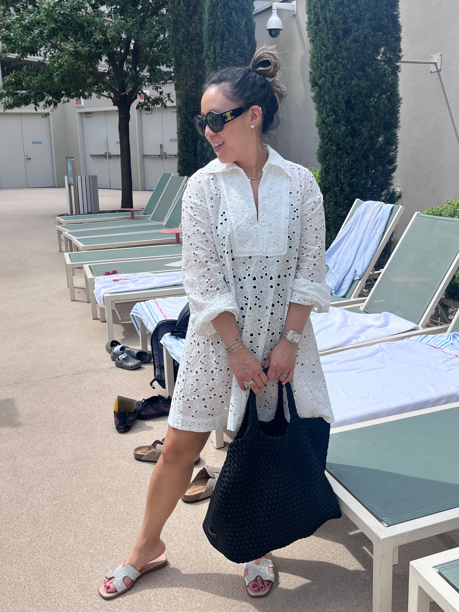 Oversized eyelet coverup. Mine’s from Rent the Runway. I linked similar styles.

#LTKSwim #LTKTravel #LTKootd