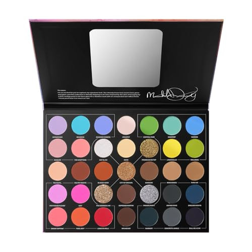 Morphe X Meredith Duxbury Makeup Palette - Artistry Palette with 35 Shades of Neutrals, Pastels & Brights - Made to Build, Blend & Layer Flawlessly for Everyday, Versatile Makeup Looks (1.98 oz) | Amazon (US)