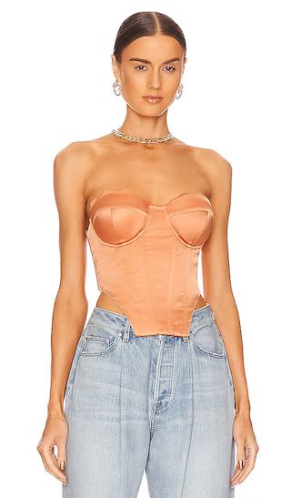 Cassandra Corset in Peach | Revolve Clothing (Global)