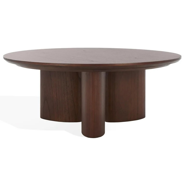 Safavieh Barnard Wood  Coffee Table in Walnut | Walmart (US)