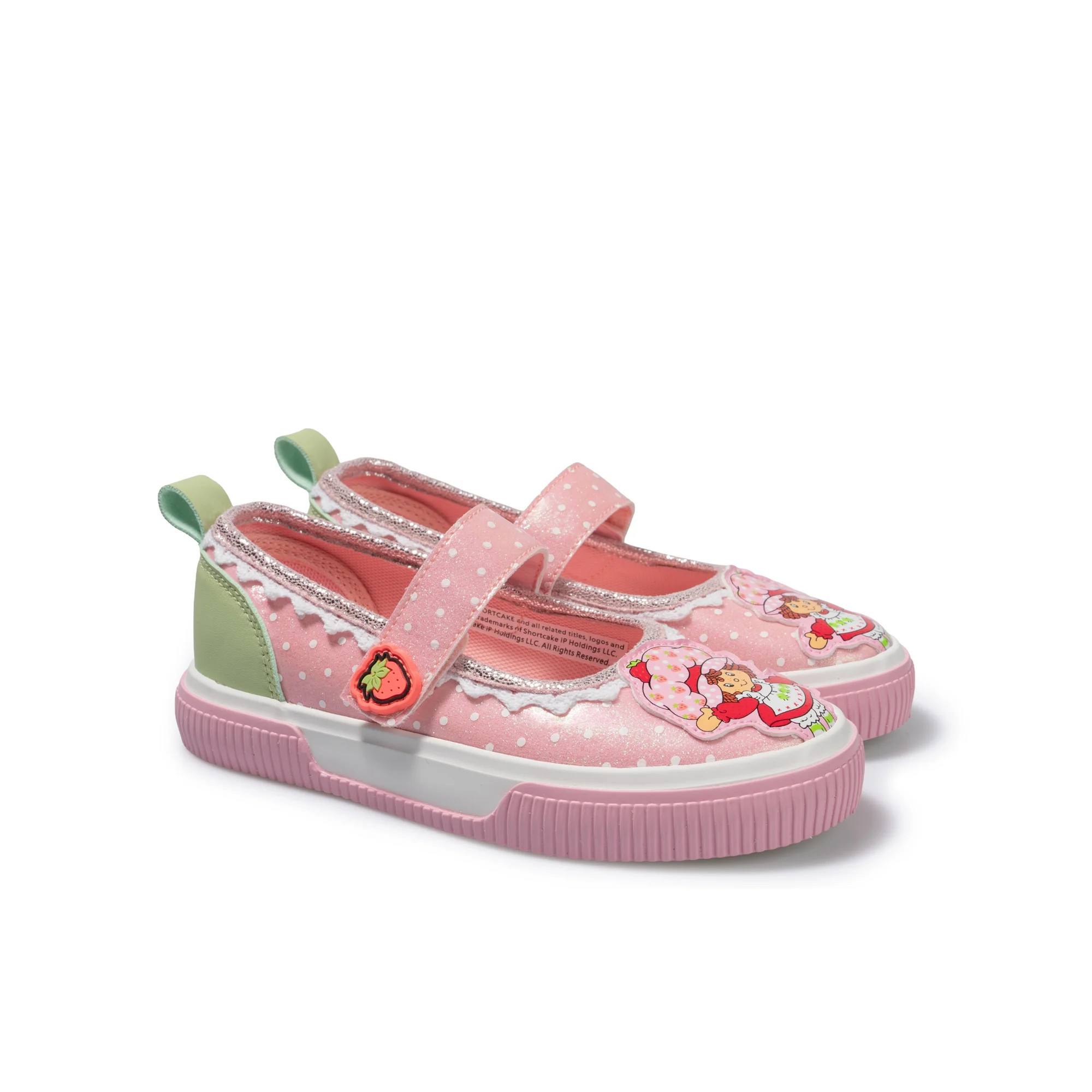 Strawberry Shortcake Toddler & Little Girls Mary Jane Sneaker | Walmart (US)