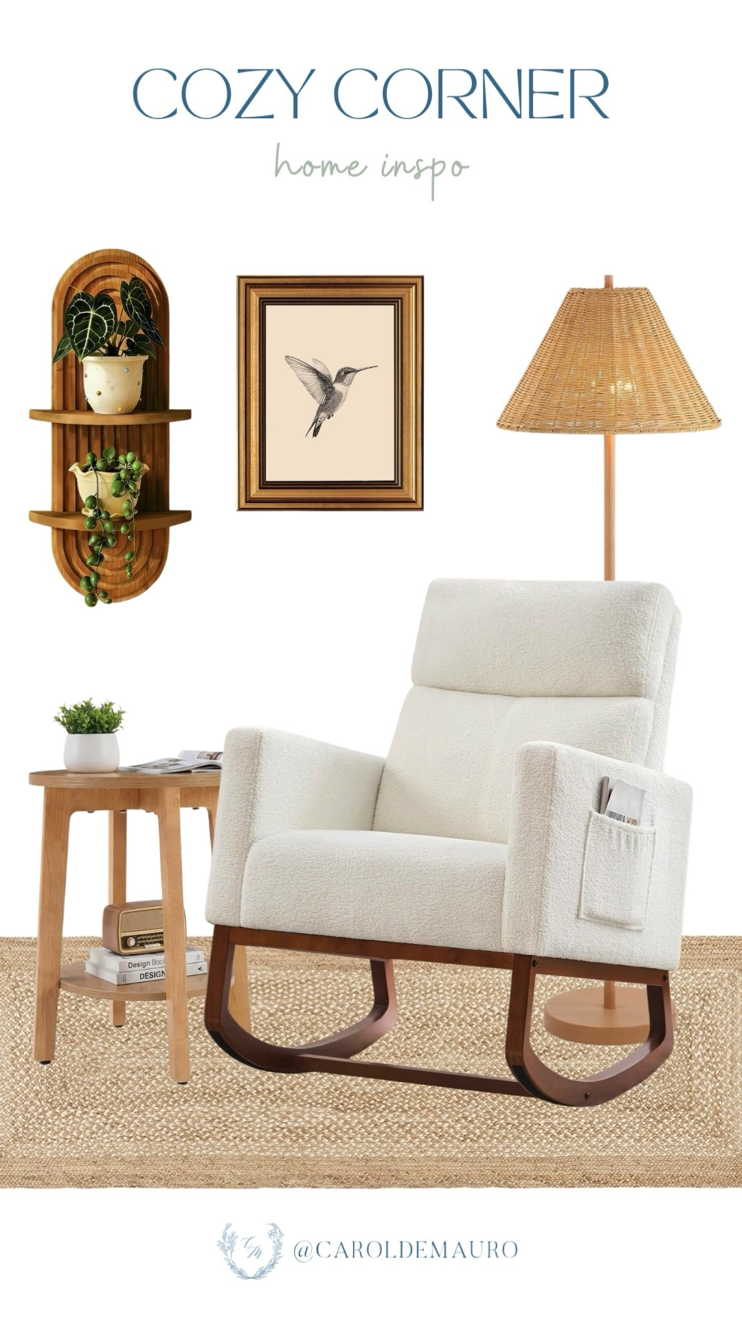 Create the perfect, serene space for late-night feeds and cuddles! That pocket on the side of the chair is a game changer. Style it with neutral, earthy tones to keep the whole nursery feeling calm.

amazon home, living room furniture, secondary seating, reading nook, decor inspo, wall decor, hygge home, cozy corner

#LTKHome #LTKSeasonal #LTKU