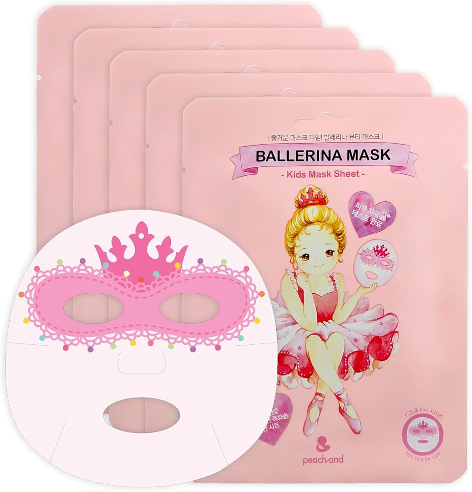 peach and face mask for kids, Skincare for kids, Spa day kit for girls, Perfect gifts for girls 6... | Amazon (US)