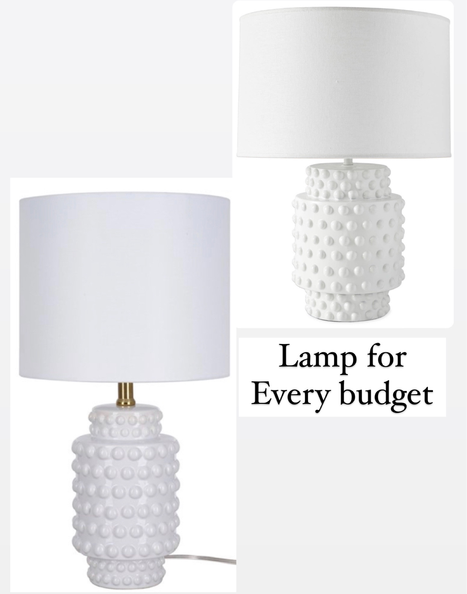 Lamp looks for less. Bedroom lamp, living room lamp. 

#LTKhome #LTKsalealert