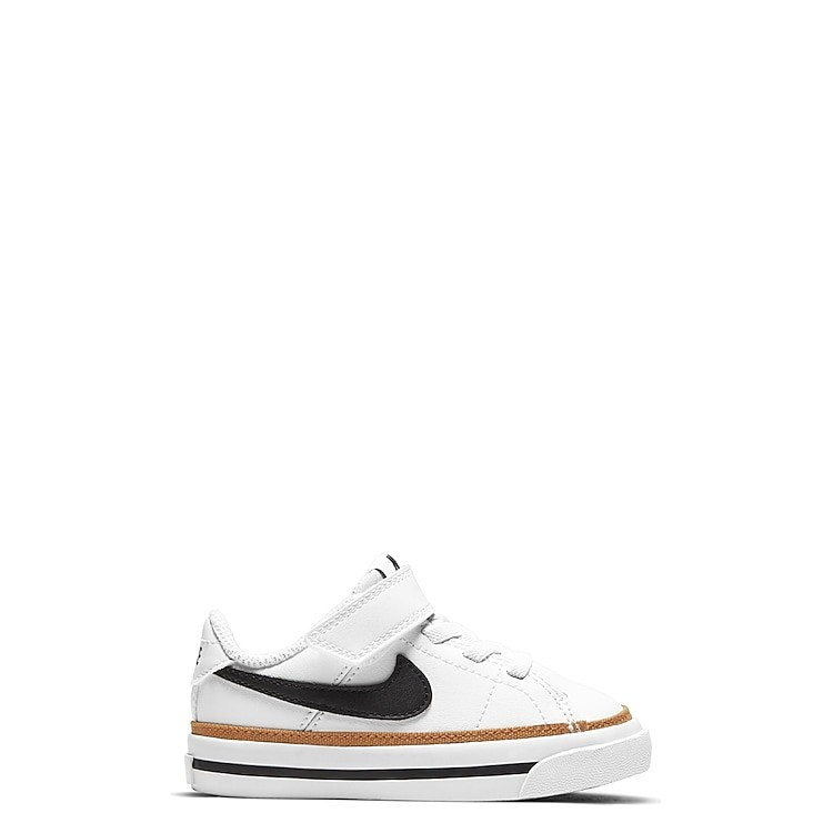 Nike Court Legacy Sneaker Kids' | Girl's | White/Black | Size 5 Toddler | Sneakers | Lace-Up | DSW