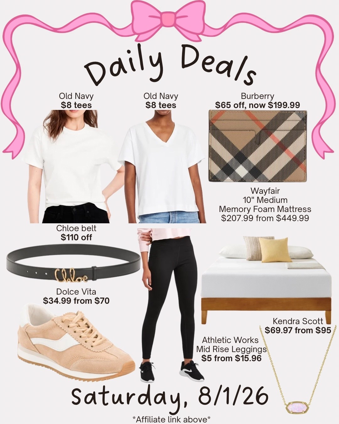 Daily deals

#LTKSeasonal #LTKMidsize #LTKSaleAlert