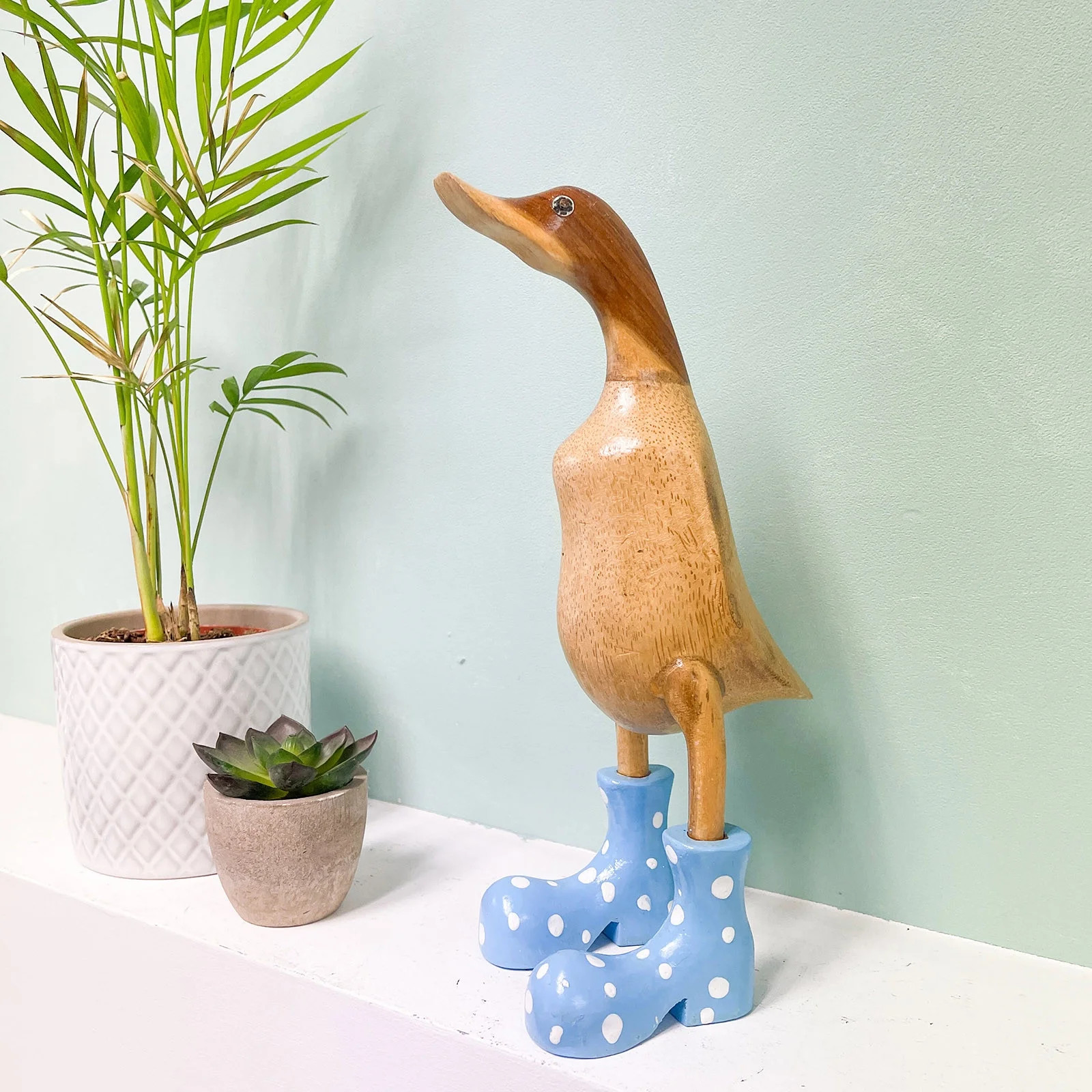 Duck Yard Decorations Yard Art Garden Puddle Ducks with Spotted Wellies Boots, Garden Decor Statu... | Walmart (US)