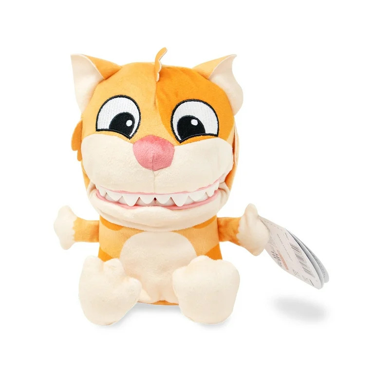 Chatter Chompers Cat Plush 6.3", Interactive Collectible Toy, Funny Sound Effects, Ages 3+ | Walmart (US)