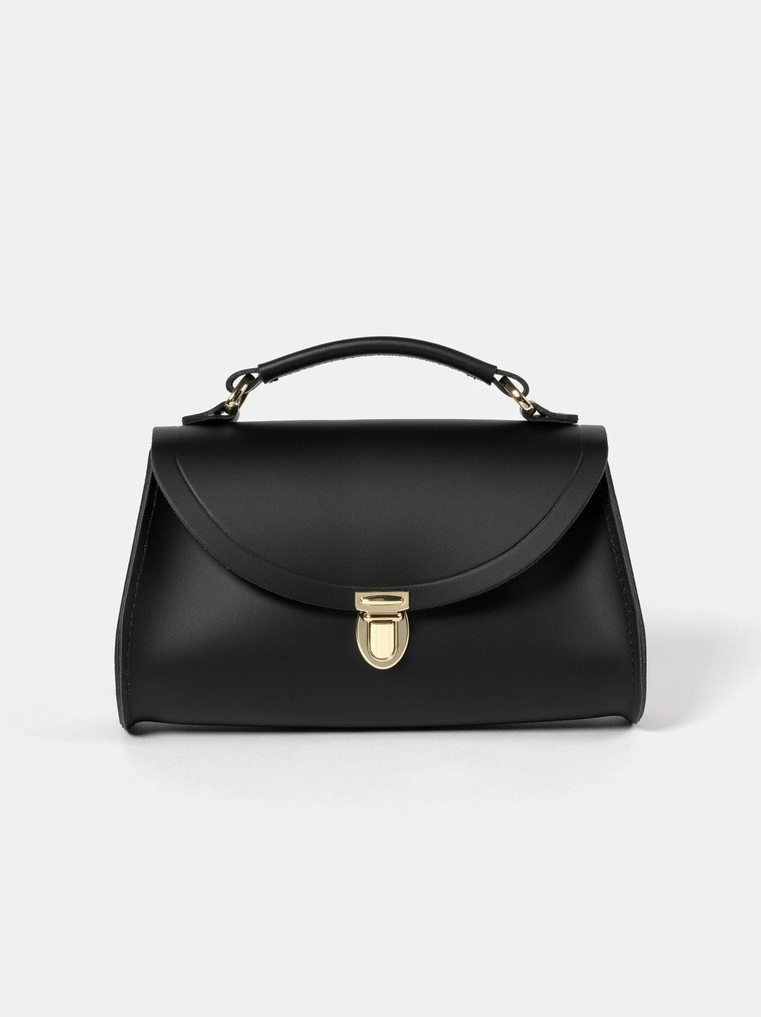 The Mini Poppy - Black &amp; Gold | The Cambridge Satchel Company