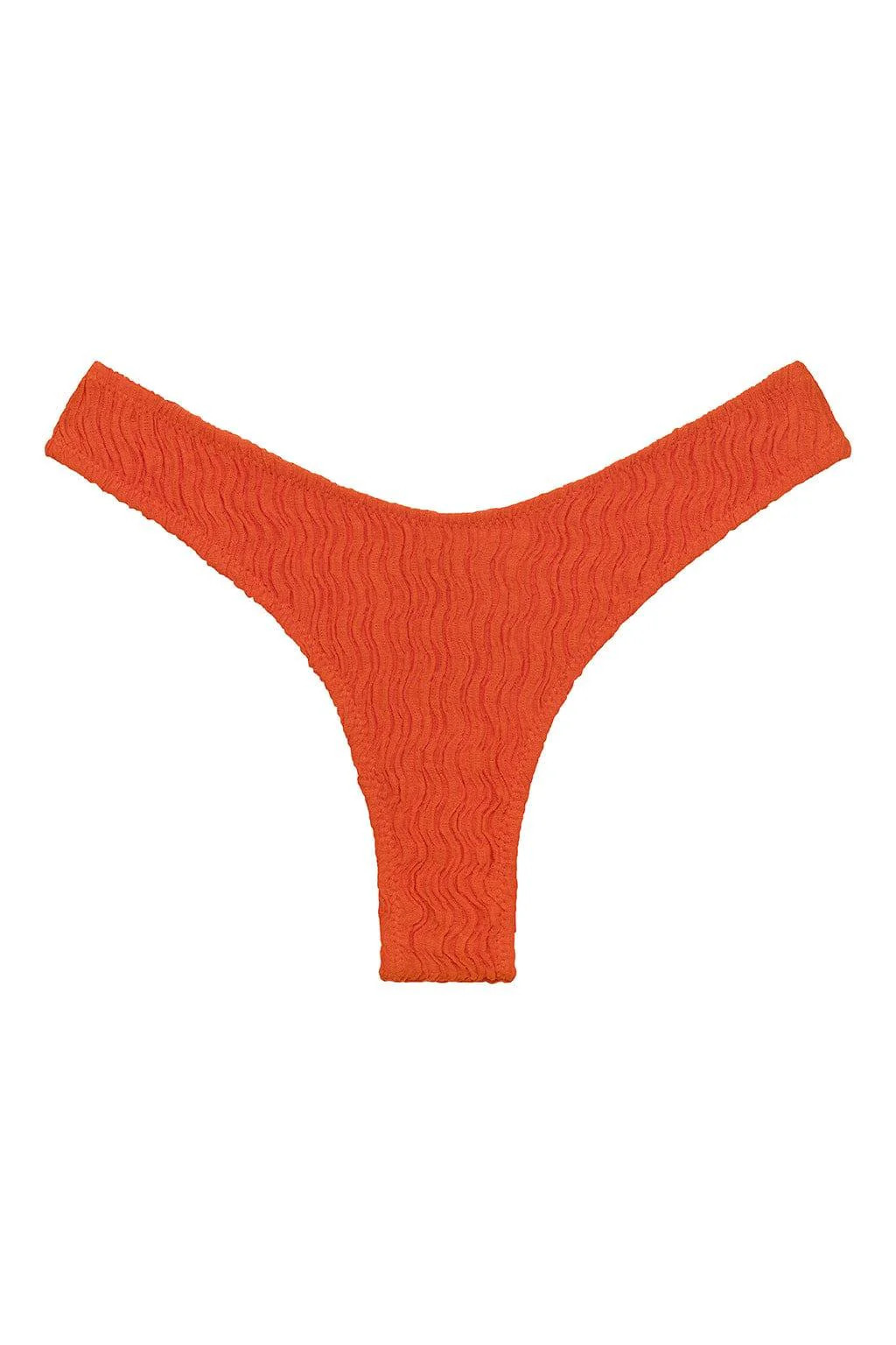 Tangerine Lulu (Zig-Zag Stitch) Bikini Bottom | Montce