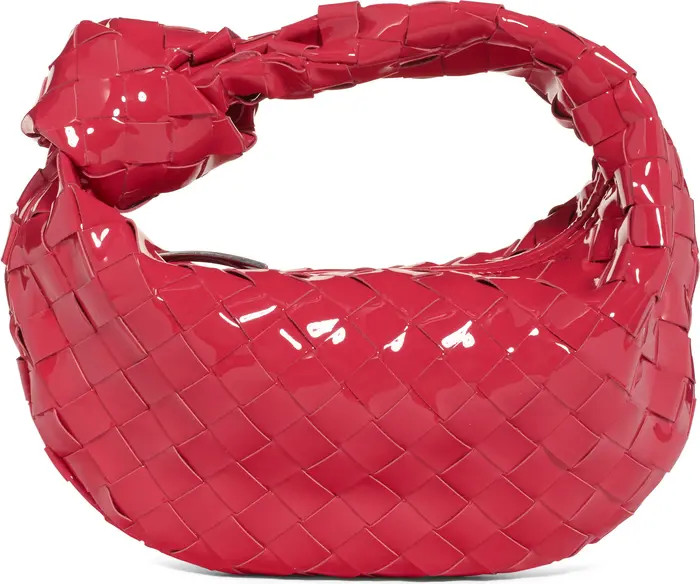Bottega Veneta Mini Jodie Patent Leather Hobo | Nordstrom | Nordstrom