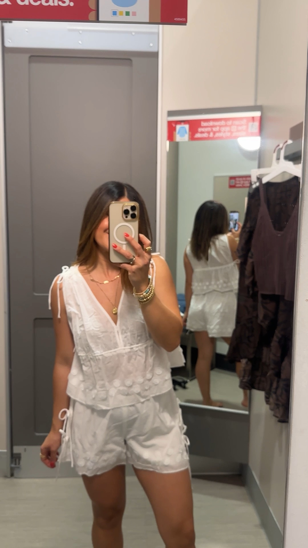 How adorable is this set via Target. The fabric and design are giving me Free People vibes! Take 20% off right now! 
Top size small
Shorts size xs

#LTKootd #LTKSeasonal #LTKSaleAlert