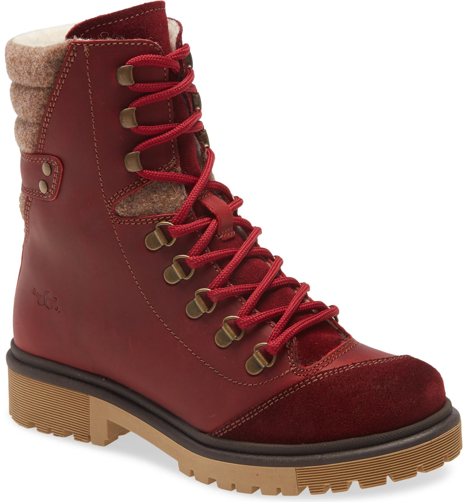 Angus Waterproof Wool Lined Hiking Boot | Nordstrom