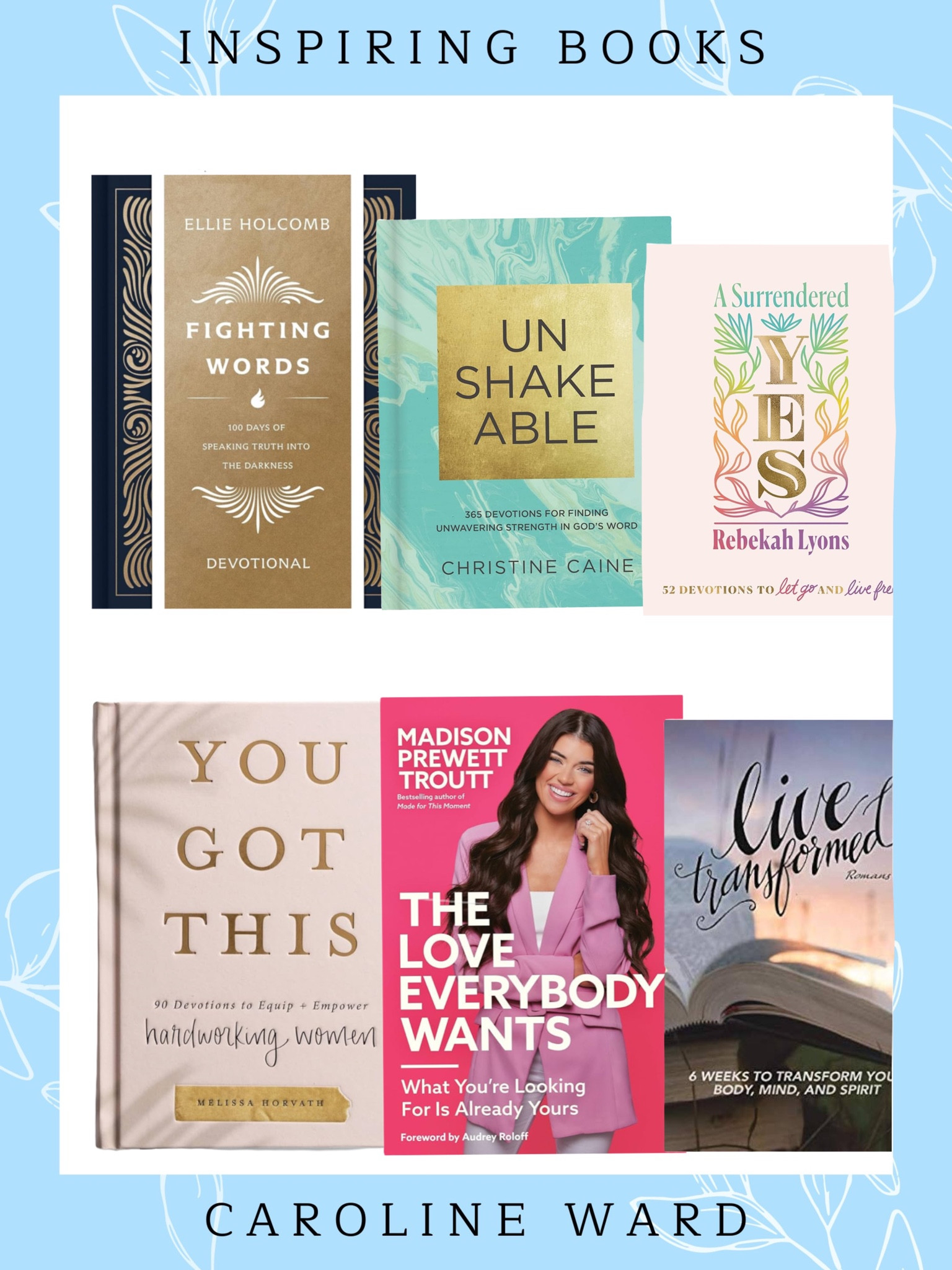 Heartfelt devotionals: Sharing my favorites 💌