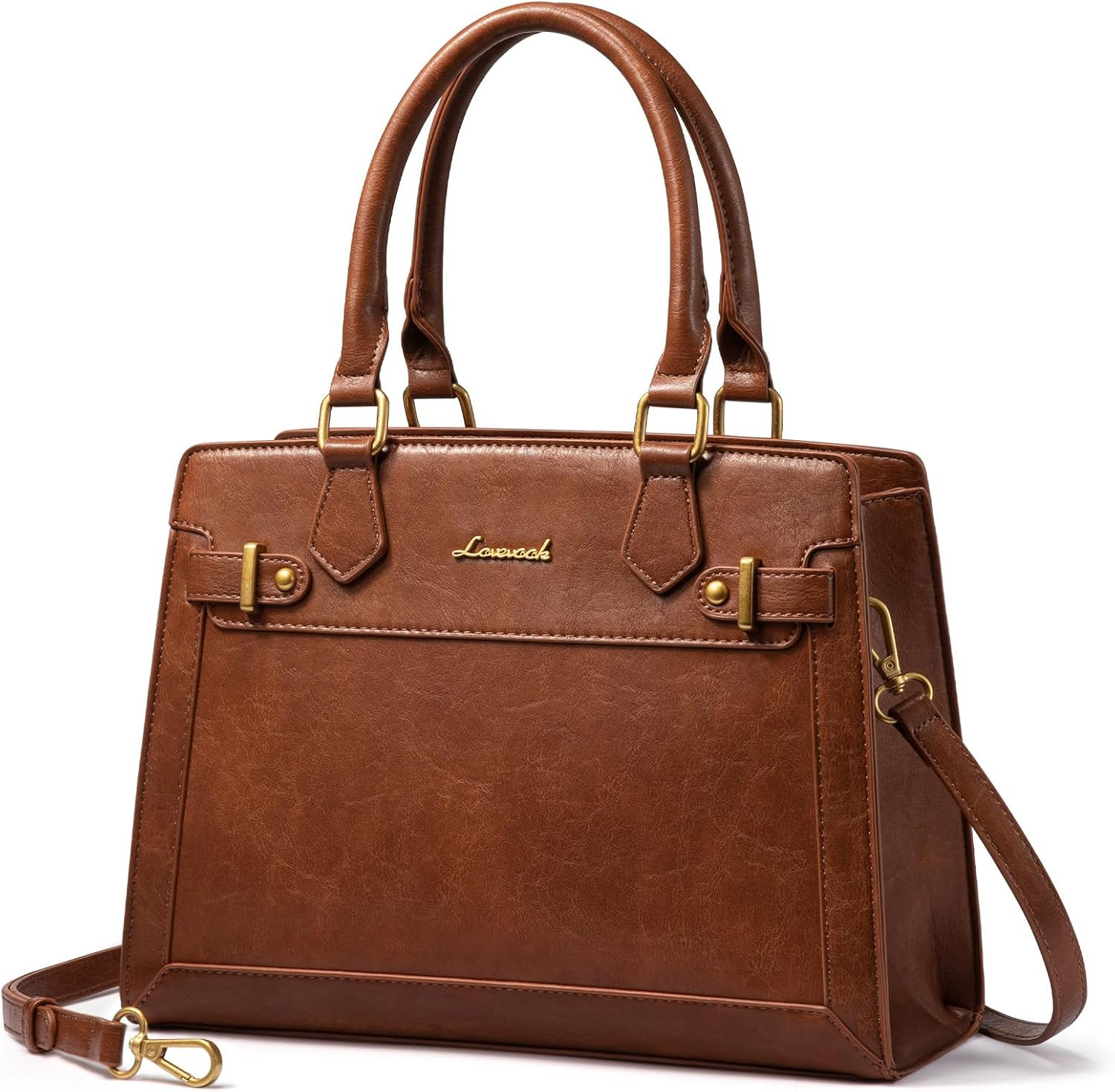 LOVEVOOK Purses and Handbags for Women, Tote Shoulder Bag Satchel Purse and PU Leather Top Handle for ladies | Amazon (US)